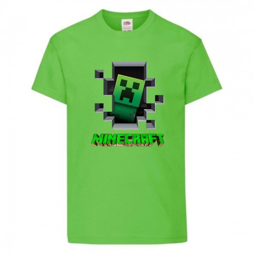 Футболка детская Майнкрафт 003 (Minecraft) светлозеленая (MNKT lgrn 003) 152 см Футболка детская Майнкрафт 003 (Minecraft) светлозеленая (MNKT lgrn 003) 152 см