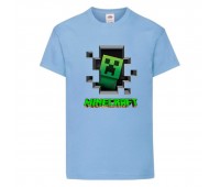 Футболка детская Майнкрафт 003 (Minecraft) голубая (MNKT lbl 003) 116 см Футболка детская Майнкрафт 003 (Minecraft) голубая (MNKT lbl 003) 116 см