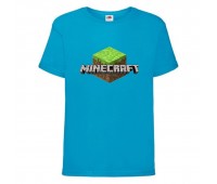 Футболка детская Майнкрафт 002 (Minecraft) синяя (MNKT blu 002) 116 см Футболка детская Майнкрафт 002 (Minecraft) синяя (MNKT blu 002) 116 см