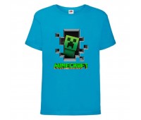 Футболка детская Майнкрафт 003 (Minecraft) синяя (MNKT blu 003) 116 см Футболка детская Майнкрафт 003 (Minecraft) синяя (MNKT blu 003) 116 см