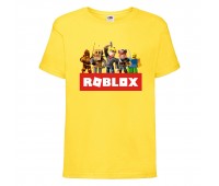 Футболка детская Роблокс 004 (Roblox) желтая (RB yel 004) 116 см