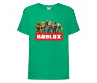 Футболка детская Роблокс 004 (Roblox) зеленая (RB grn 004) 140 см Футболка детская Роблокс 004 (Roblox) зеленая (RB grn 004) 140 см