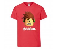 Футболка детская Роблокс 001 (Roblox) красная (RB rd 001) 152 см Футболка детская Роблокс 001 (Roblox) красная (RB rd 001) 152 см