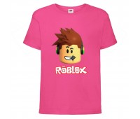 Футболка детская Роблокс 001 (Roblox) розовая (RB pnc 001) 152 см Футболка детская Роблокс 001 (Roblox) розовая (RB pnc 001) 152 см