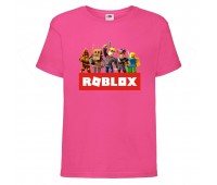 Футболка детская Роблокс 004 (Roblox) розовая (RB pnc 004) 140 см Футболка детская Роблокс 004 (Roblox) розовая (RB pnc 004) 140 см