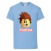 Футболка детская Роблокс 001 (Roblox) голубая (RB lbl 001) 152 см Футболка детская Роблокс 001 (Roblox) голубая (RB lbl 001) 152 см