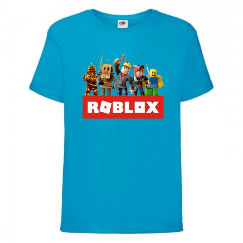 Футболка детская Роблокс 004 (Roblox) синяя (RB blu 004) 116 см Футболка детская Роблокс 004 (Roblox) синяя (RB blu 004) 116 см