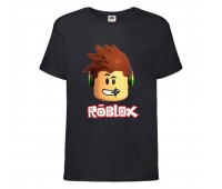 Футболка детская Роблокс 001 (Roblox) черная (RB blc 001) 116 см Футболка детская Роблокс 001 (Roblox) черная (RB blc 001) 116 см