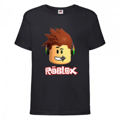Футболка детская Роблокс 001 (Roblox) черная (RB blc 001) 128 см Футболка детская Роблокс 001 (Roblox) черная (RB blc 001) 128 см