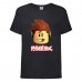Футболка детская Роблокс 001 (Roblox) черная (RB blc 001) 128 см Футболка детская Роблокс 001 (Roblox) черная (RB blc 001) 128 см