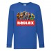 Лонгслив реглан Роблокс 4 (Roblox) синий (RBL blu 4) 104 см
