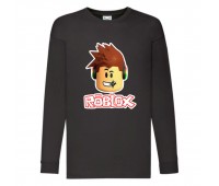 Лонгслив реглан Роблокс 5 (Roblox) черный (RBL blc 5) 104 см