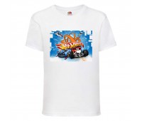 Футболка детская Хот Вилс 001 (HotWheels) белая (HTW wh 001) 104 см Футболка детская Хот Вилс 001 (HotWheels) белая (HTW wh 001) 104 см