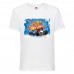 Футболка детская Хот Вилс 001 (HotWheels) белая (HTW wh 001) 104 см