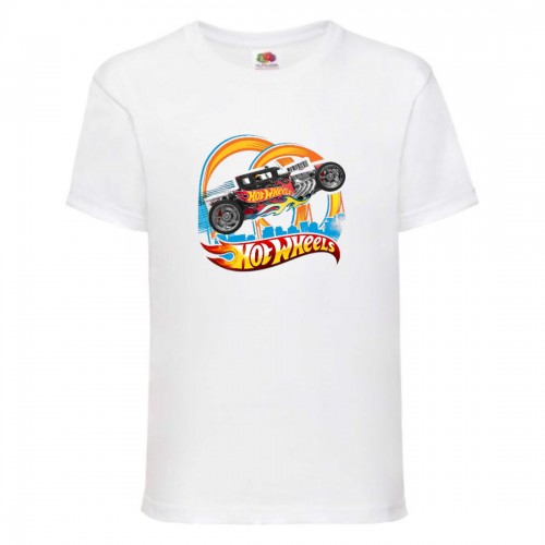 Футболка детская Хот Вилс 009 (HotWheels) белая (HTW wh 009) 116 см Футболка детская Хот Вилс 009 (HotWheels) белая (HTW wh 009) 116 см