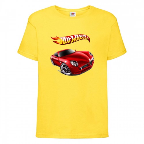 Футболка детская Хот Вилс 003 (HotWheels) желтая (HTW yel 003) 104 см Футболка детская Хот Вилс 003 (HotWheels) желтая (HTW yel 003) 104 см