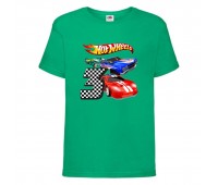 Футболка детская Хот Вилс 004 (HotWheels) зеленая (HTW grn 004) 164 см Футболка детская Хот Вилс 004 (HotWheels) зеленая (HTW grn 004) 164 см