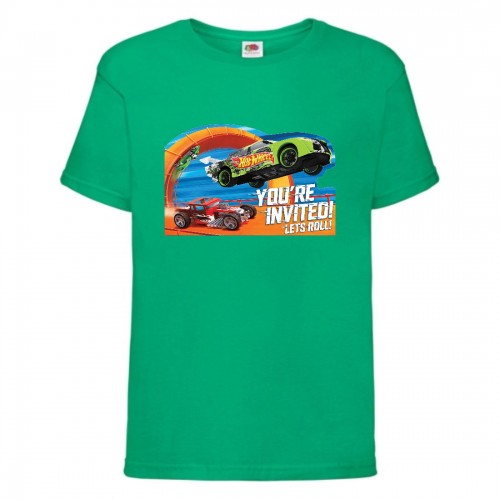 Футболка детская Хот Вилс 0010 (HotWheels) зеленая (HTW grn 0010) 140 см Футболка детская Хот Вилс 0010 (HotWheels) зеленая (HTW grn 0010) 140 см