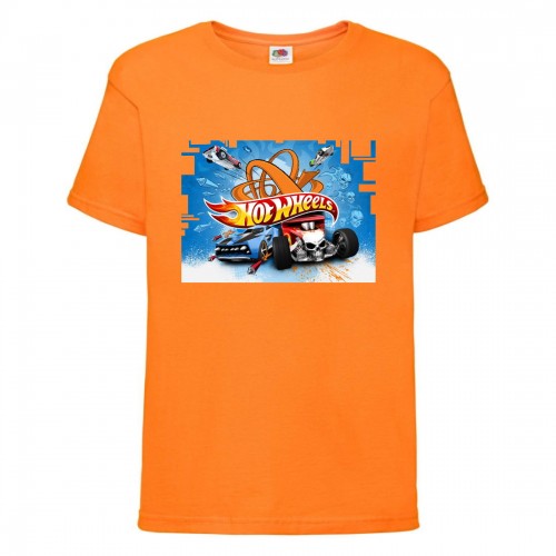Футболка детская Хот Вилс 001 (HotWheels) оранжевая (HTW orn 001) 164 см Футболка детская Хот Вилс 001 (HotWheels) оранжевая (HTW orn 001) 164 см