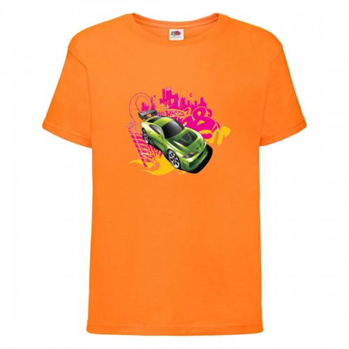 Футболка детская Хот Вилс 006 (HotWheels) оранжевая (HTW orn 006) 164 см Футболка детская Хот Вилс 006 (HotWheels) оранжевая (HTW orn 006) 164 см
