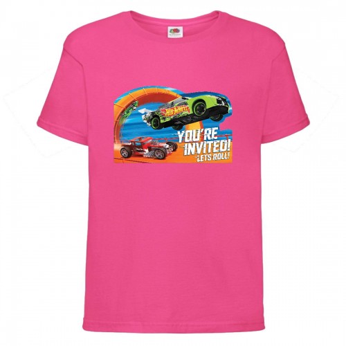 Футболка детская Хот Вилс 0010 (HotWheels) розовая (HTW pnc 0010) 152 см Футболка детская Хот Вилс 0010 (HotWheels) розовая (HTW pnc 0010) 152 см
