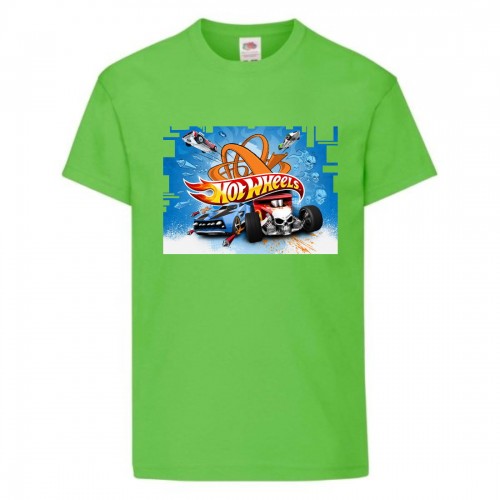 Футболка детская Хот Вилс 001 (HotWheels) светлозеленая (HTW lgrn 001) 104 см Футболка детская Хот Вилс 001 (HotWheels) светлозеленая (HTW lgrn 001) 104 см