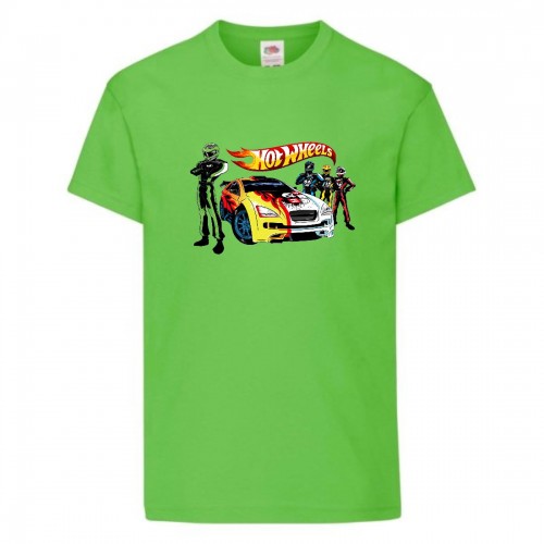Футболка детская Хот Вилс 005 (HotWheels) светлозеленая (HTW lgrn 005) 128 см Футболка детская Хот Вилс 005 (HotWheels) светлозеленая (HTW lgrn 005) 128 см