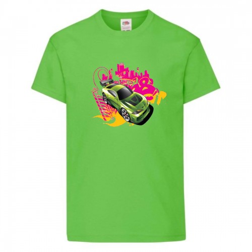 Футболка детская Хот Вилс 006 (HotWheels) светлозеленая (HTW lgrn 006) 128 см Футболка детская Хот Вилс 006 (HotWheels) светлозеленая (HTW lgrn 006) 128 см