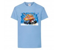 Футболка детская Хот Вилс 001 (HotWheels) голубая (HTW lbl 001) 104 см Футболка детская Хот Вилс 001 (HotWheels) голубая (HTW lbl 001) 104 см