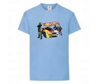 Футболка детская Хот Вилс 005 (HotWheels) голубая (HTW lbl 005) 104 см Футболка детская Хот Вилс 005 (HotWheels) голубая (HTW lbl 005) 104 см