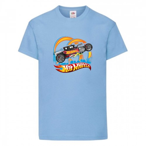 Футболка детская Хот Вилс 009 (HotWheels) голубая (HTW lbl 009) 104 см Футболка детская Хот Вилс 009 (HotWheels) голубая (HTW lbl 009) 104 см