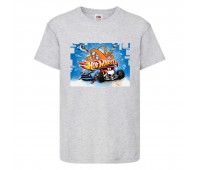 Футболка детская Хот Вилс 001 (HotWheels) серая (HTW gry 001) 116 см Футболка детская Хот Вилс 001 (HotWheels) серая (HTW gry 001) 116 см