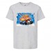 Футболка детская Хот Вилс 001 (HotWheels) серая (HTW gry 001) 116 см