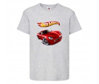 Футболка детская Хот Вилс 003 (HotWheels) серая (HTW gry 003) 104 см Футболка детская Хот Вилс 003 (HotWheels) серая (HTW gry 003) 104 см