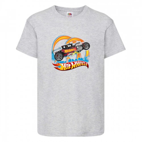 Футболка детская Хот Вилс 009 (HotWheels) серая (HTW gry 009) 116 см Футболка детская Хот Вилс 009 (HotWheels) серая (HTW gry 009) 116 см