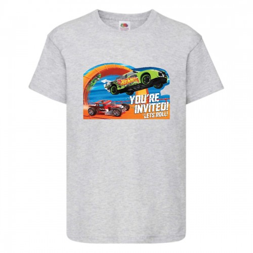 Футболка детская Хот Вилс 0010 (HotWheels) серая (HTW gry 0010) 128 см Футболка детская Хот Вилс 0010 (HotWheels) серая (HTW gry 0010) 128 см