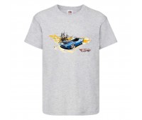 Футболка детская Хот Вилс 0012 (HotWheels) серая (HTW gry 0012) 116 см