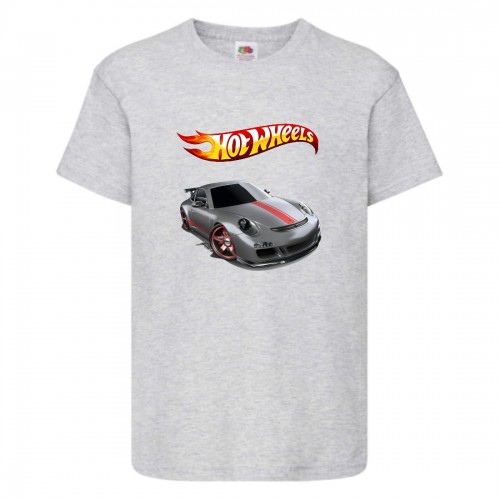 Футболка детская Хот Вилс 0014 (HotWheels) серая (HTW gry 0014) 104 см Футболка детская Хот Вилс 0014 (HotWheels) серая (HTW gry 0014) 104 см