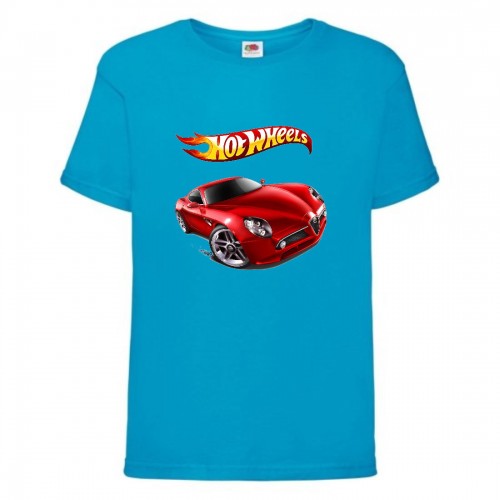 Футболка детская Хот Вилс 003 (HotWheels) синяя (HTW blu 003) 104 см Футболка детская Хот Вилс 003 (HotWheels) синяя (HTW blu 003) 104 см