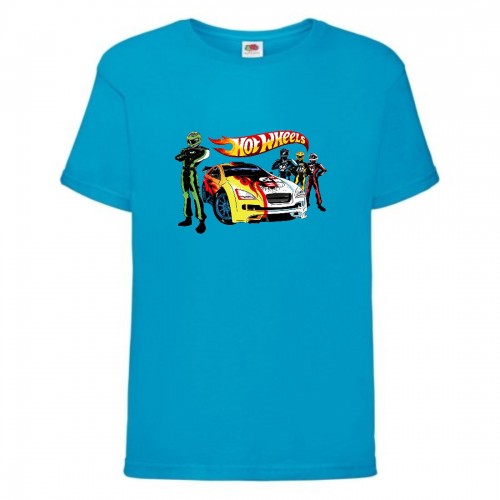 Футболка детская Хот Вилс 005 (HotWheels) синяя (HTW blu 005) 116 см Футболка детская Хот Вилс 005 (HotWheels) синяя (HTW blu 005) 116 см