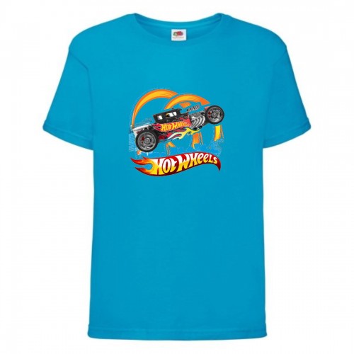 Футболка детская Хот Вилс 009 (HotWheels) синяя (HTW blu 009) 116 см Футболка детская Хот Вилс 009 (HotWheels) синяя (HTW blu 009) 116 см
