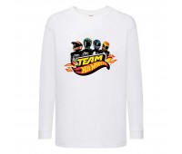 Лонгслив реглан Хот Вилс 008 (HotWheels) белый (HTW wh 008) 104 см