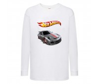 Лонгслив реглан Хот Вилс 0014 (HotWheels) белый (HTW wh 0014) 104 см