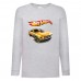 Лонгслив реглан Хот Вилс 002 (HotWheels) серый (HTW gry 002) 104 см