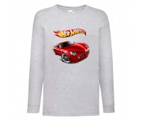 Лонгслив реглан Хот Вилс 003 (HotWheels) серый (HTW gry 003) 104 см