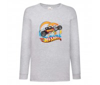 Лонгслив реглан Хот Вилс 0010 (HotWheels) серый (HTW gry 0010) 104 см