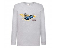 Лонгслив реглан Хот Вилс 0012 (HotWheels) серый (HTW gry 0012) 104 см