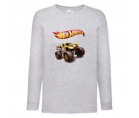 Лонгслив реглан Хот Вилс 0013 (HotWheels) серый (HTW gry 0013) 104 см