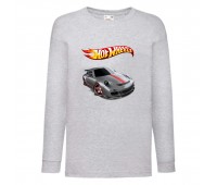 Лонгслив реглан Хот Вилс 0014 (HotWheels) серый (HTW gry 0014) 104 см