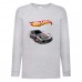 Лонгслив реглан Хот Вилс 0014 (HotWheels) серый (HTW gry 0014) 104 см